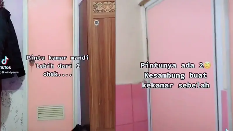 Viral Pintu Kamar Mandi Lebih dari Satu Ini Bikin Warganet Salah Fokus