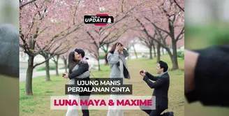 Luna Maya resmi dilamar Maxime Bouttier saat berlibur ke Tokyo, Jepang. Momen romantis ini terjadi di kota yang sama ketika mantan kekasihnya, Reino Barack, menikahi Syahrini. Yuk simak perjalanan manis mereka dalam Fimela Update berikut! #fimelaupdate #fimelahariini #fmlmmd