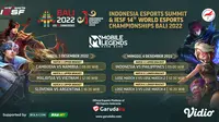 Live Streaming IESF 14th World Esports Championship 2022 Mobile Legends Bang-Bang di Vidio