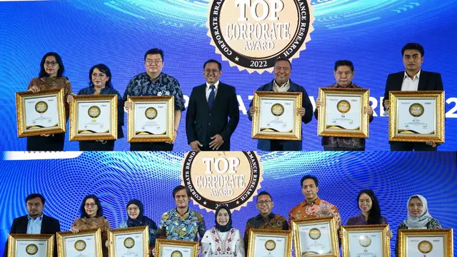 Top Corporate Award 2022 untuk Perusahaan dengan Kinerja Positif