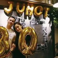 Herjunot Ali dan Tatjana Saphira. Foto: Instagram (@tatjanasaphira)