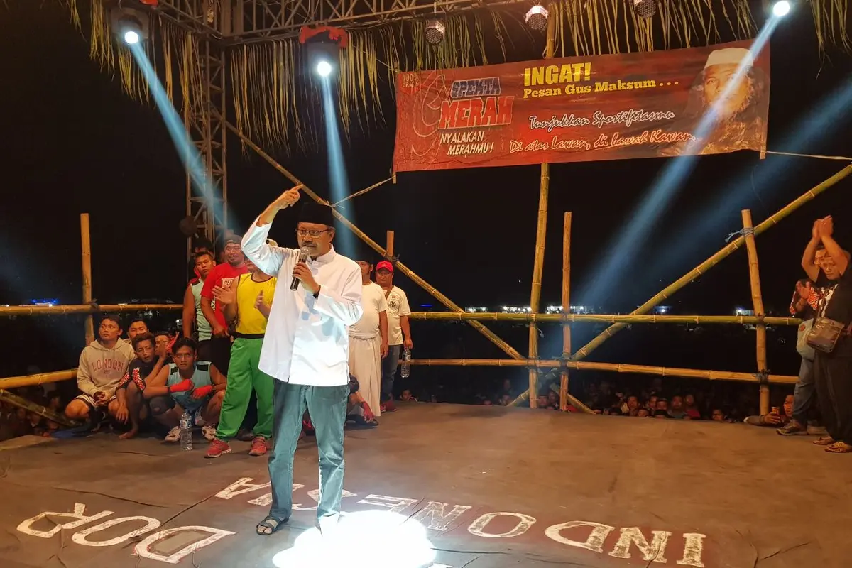 Calon Gubernur Jawa Timur nomor urut 2, Saifullah Yusuf atau Gus Ipul. (Liputan6.com/Dian Kurniawan)