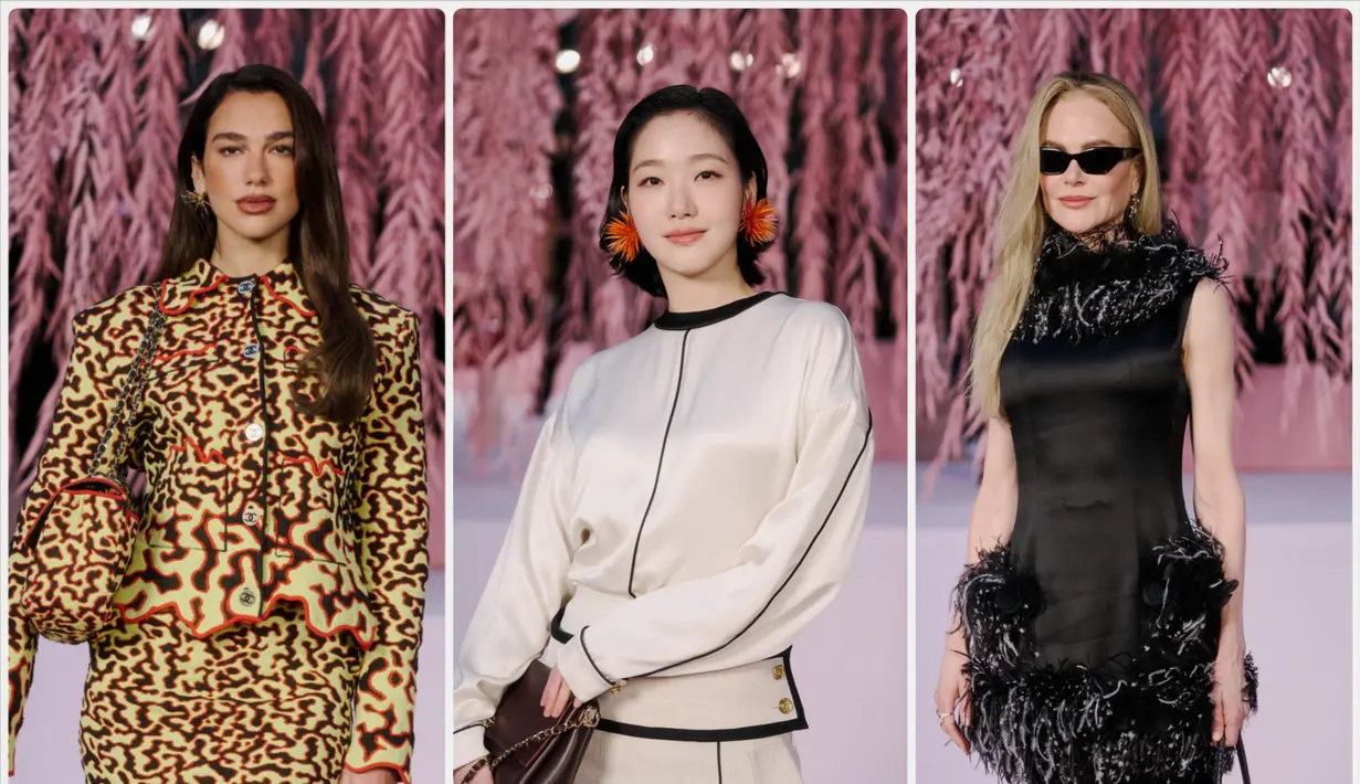 Sederet selebriti dunia terlihat hadiri show koleksi busana Chanel Haute Couture di Paris Fashion Week 2026. Ada siapa saja? [Chanel]