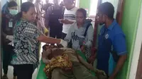 Perjuangan pria Kupang yang selamat dari gigitan buaya ganas. (Liputan6.com/ Ola Keda)