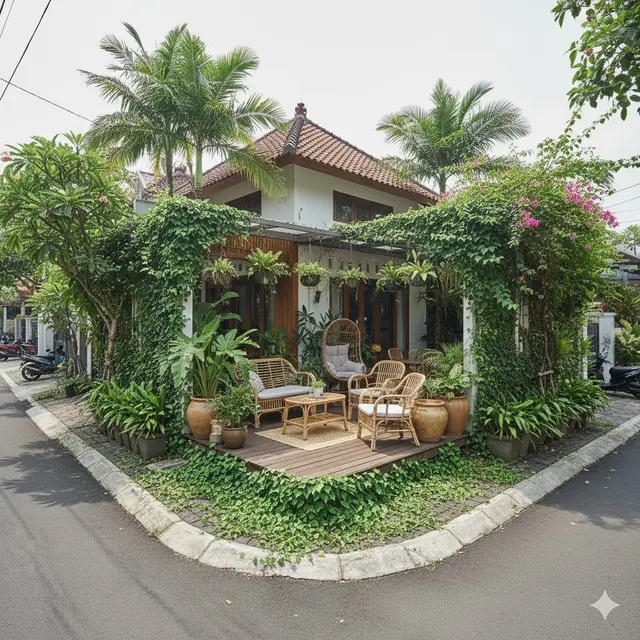 Desain Teras Rumah Hook Estetik