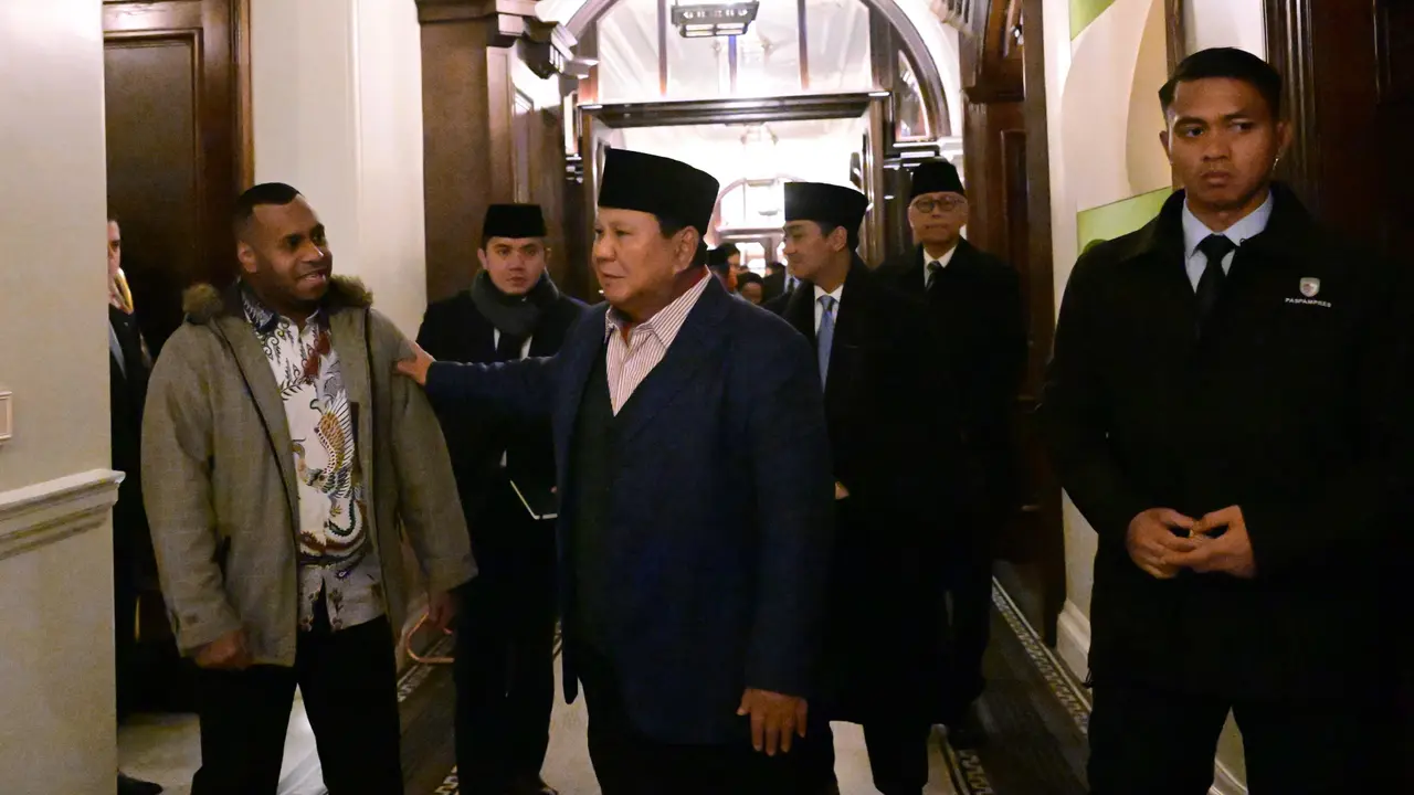 Presiden Prabowo Subianto di London bertemu dengan mahasiswa serta diaspora Indonesia.
