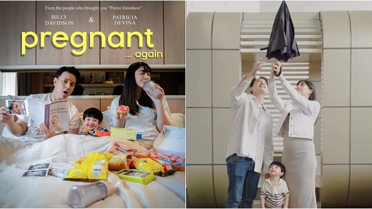 6 Potret Billy Davidson Umumkan Patricia Devina Hamil Anak Kedua, Bak Poster Film
