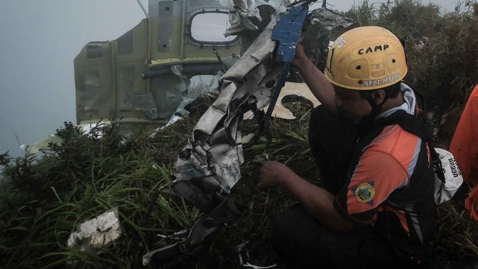 Black Box Pesawat ATR 42-500 Yang Jatuh di Maros Ditemukan