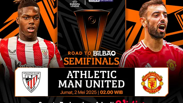 Nonton Streaming Pertandingan Liga Europa: Athletic Club vs Manchester United di Vidio