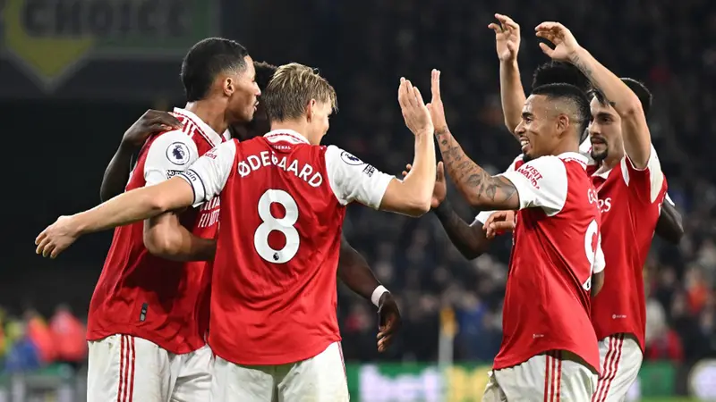 Arsenal Sikat Wolverhampton Wanderers di Liga Inggris