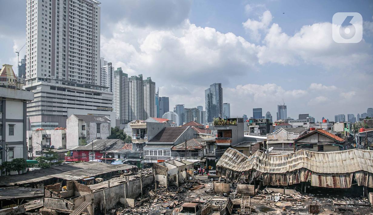 FOTO: Usai Terbakar, Pasar Kambing Tanah Abang Akan Ditata ...
