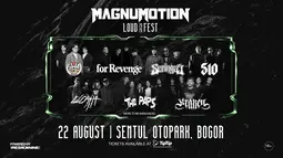 Magnumotion Loud Fest Bogor Hadirkan Seringai hingga For Revenge Sebagai Headliner