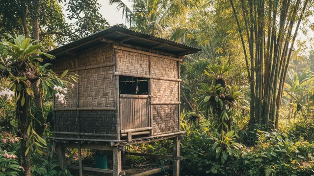 Desain Kandang Ayam Kampung Produktif. AI