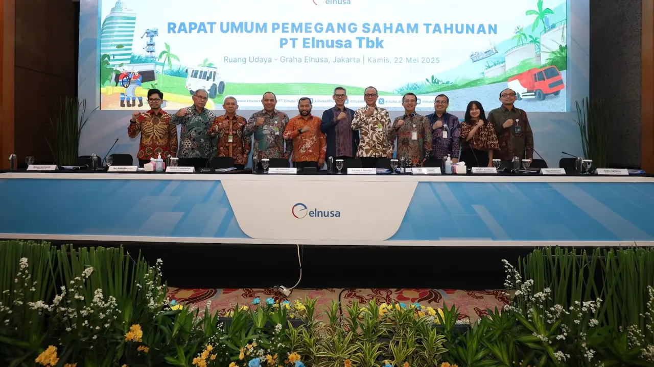 Rapat Umum Pemegang Saham Tahunan (RUPST) Elnusa tahun buku 2024, Kamis, (22/5/2025). (Foto: Elnusa)