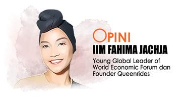 Iim Fahima Jachja, Young Global Leader of World Economic Forum dan Founder Queenrides. Liputan6.com/Abdillah