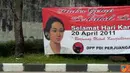Citizen6, Jakarta: Spanduk ucapan selamat Hari Kartini dari DPP PDI Perjuangan yang terpampang di pinggir jalan. Tapi tanggalnya kok 20 April ya? (Pengirim: Diani)