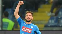 4. Dries Mertens (Napoli) - 10 Gol (3 Penalti). (AP/Luca Zennaro)