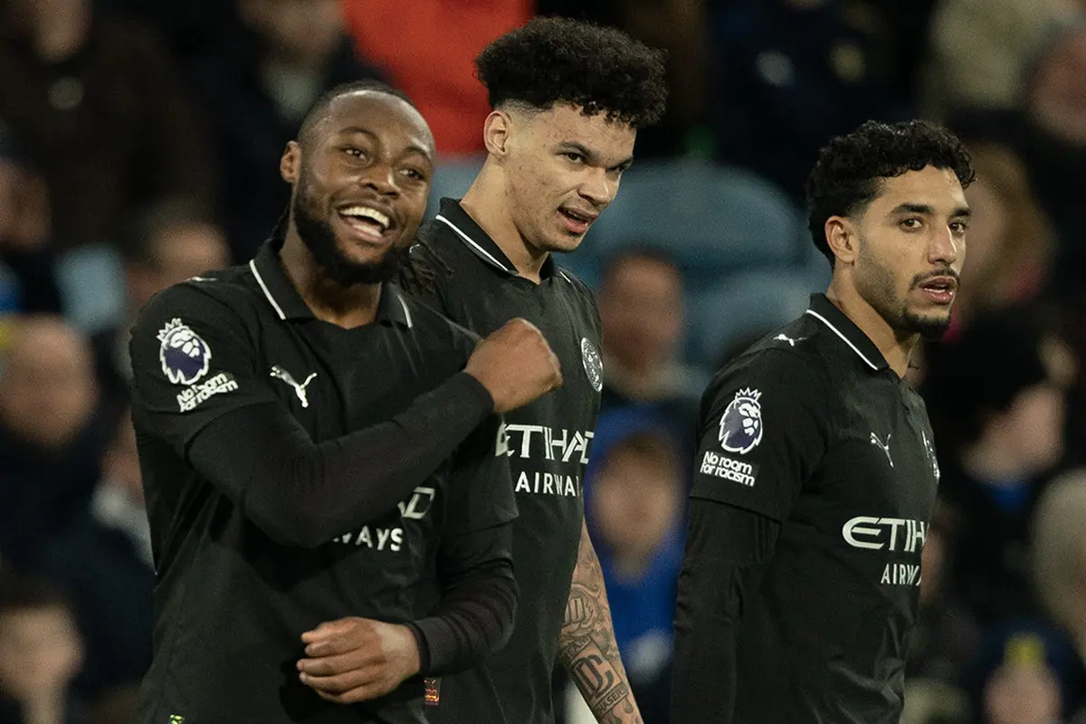 Pemain Manchester City Antoine Semenyo