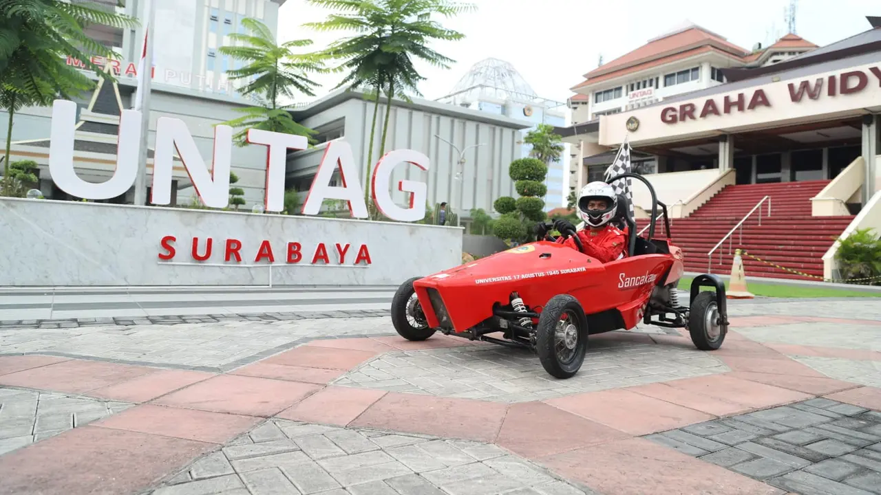 Mobil listrik Sancaka generasi kedua besutan dosen dan mahasiswa. (Istimewa)