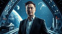 elon musk zodiac sign ©Ilustrasi dibuat AI