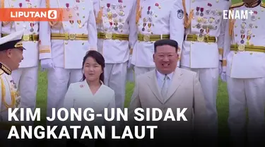 Ditemani Anaknya, Kim Jong-un Pantau Kekuatan Angkatan Laut Korea Utara