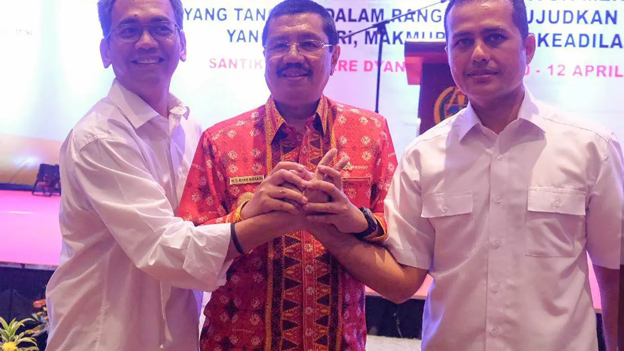 Djarot Saiful Hidayat-Sihar Sitorus menghadiri Musrenbang Provinsi Sumatera Utara