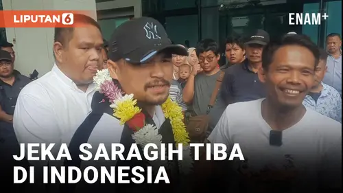VIDEO: Tiba di Indonesia, Jeka Saragih Dapat Kalung dari Suwardi