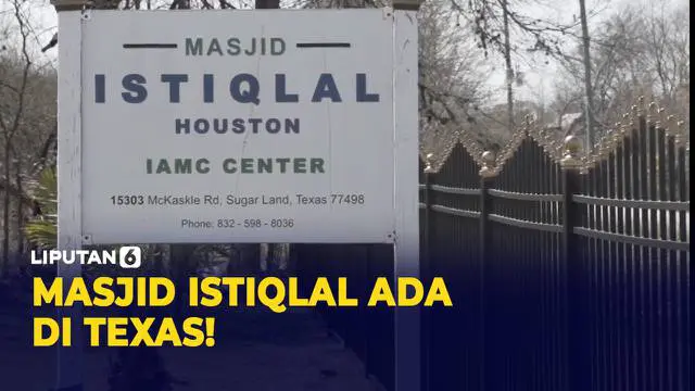 Houston, kota dengan jumlah Muslim terbanyak di Texas, dengan sekitar 57 ribu Muslim, 20 Islamic Center dan mesjid, salah satunya mesjid Istiqlal, milik komunitas Muslim Indonesia sejak 2015. Mesjid Istiqlal menjadi sarana ibadah, pendidikan agama ya...