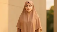 Model Gamis Syari Setelan Jilbab Panjang (created by AI)