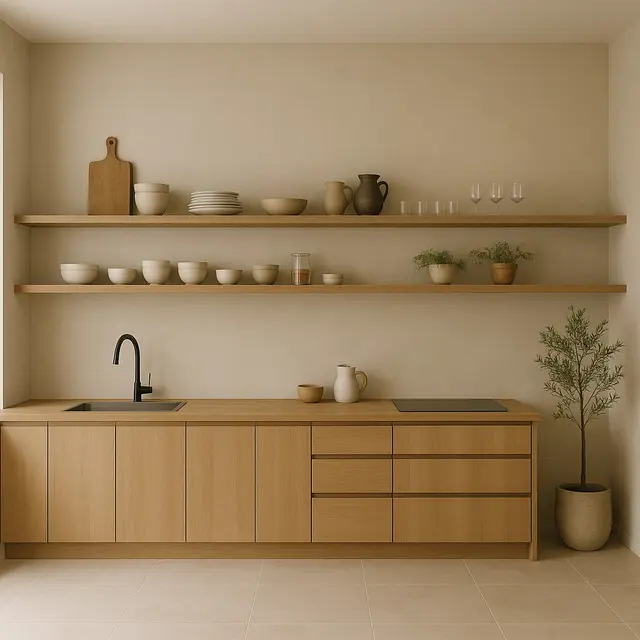 Model Dapur Tanpa Keramik Minimalis