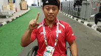 Atlet balap kursi roda Indonesia, Doni Yulianto, berhasil meraih medali emas di ASEAN Para Games 2017 nomor 1.500 meter T54 putra. (dok. APG Indonesia)