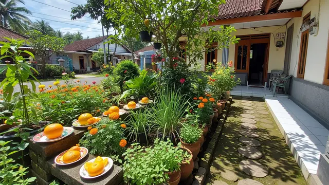 Desain Taman Rumah yang Efektif Mencegah Kucing Liar Berak di Halaman