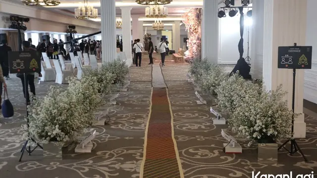 [Fimela] Tempat Pengajian dan Siraman Lesti dan Rizky Billar