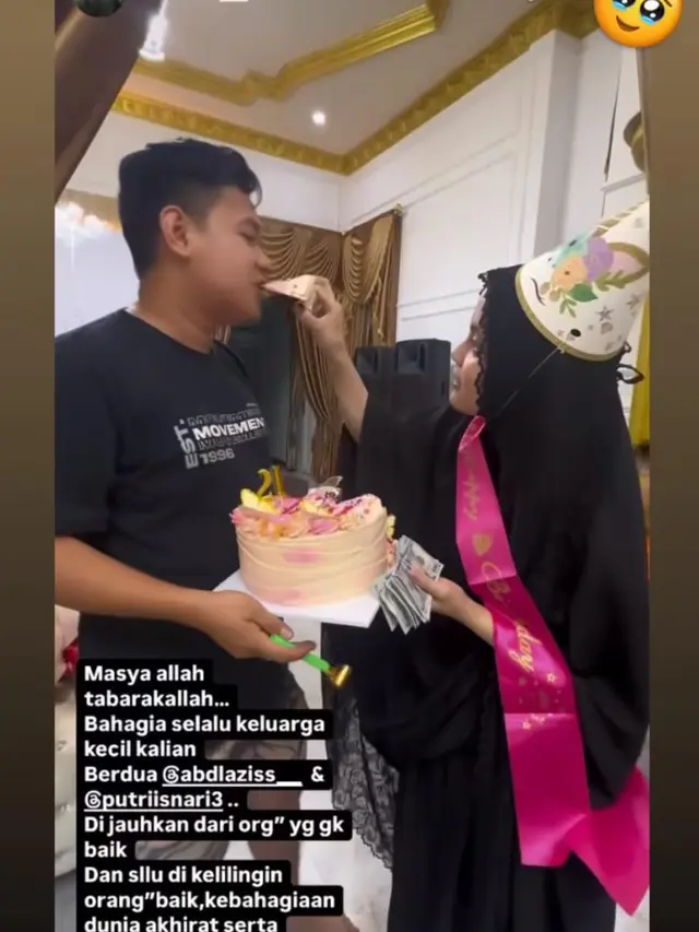 Putri Isnari Dapat Hadiah Uang Tunai Ratusan Dolar di Momen Ulang Tahun (instagram story/putriisnari3)