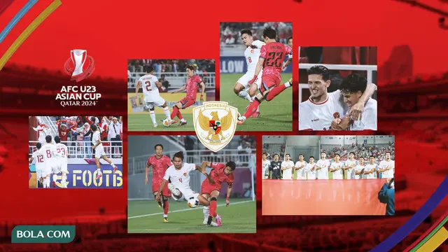 Kolase - Timnas Indonesia U-23 Vs Korea Selatan di Perempat Final Piala Asia U-23 2024