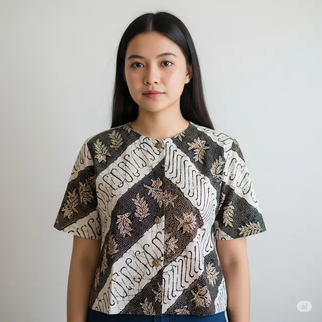 Model Batik Wanita Vintage
