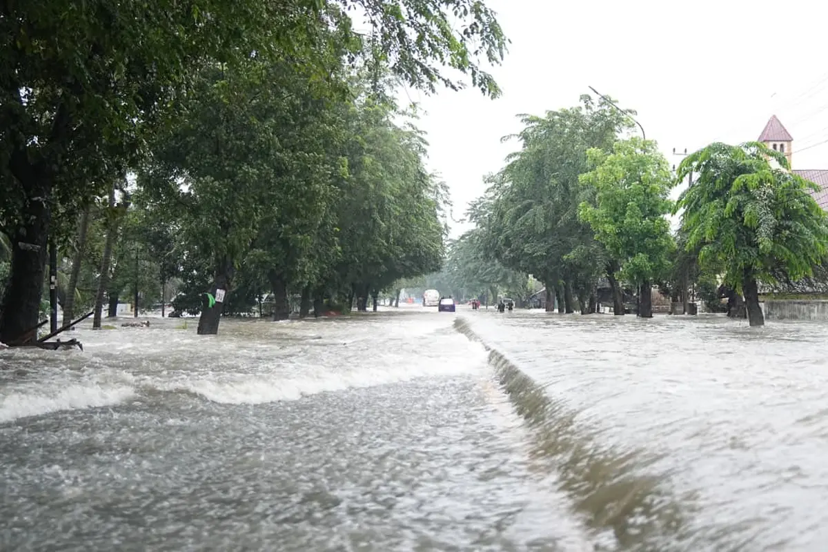 Banjir di Deli Serdang. (Liputan6.com/Reza Efendi)