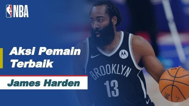 Berita video bintang Brooklyn Nets, James Harden, menjadi pemain terbaik NBA hari ini, Selasa (30/3/2021) setelah menorehkan triple-double.