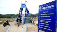 Jembatan Gantung Lubuk Sidup Pulihkan Nadi Ekonomi dan Mobilitas di Aceh Tamiang
