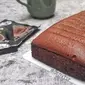 Brownies kukus coklat. (Liputan6.com/IG/denvtsr)