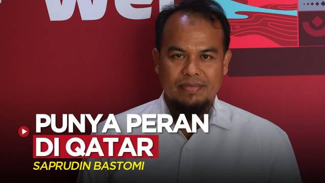 Berita video wawancara Bola.com dengan Saprudin Bastomi, asal Indramayu, Indonesia, yang memiliki peran tertentu dalam menyukseskan Piala Dunia 2022. Apa perannya?