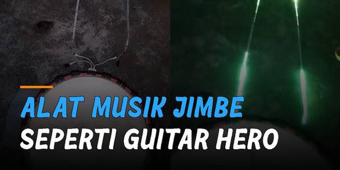 VIDEO: Alat Musik Jimbe Dimodif Seperti Permainan Guitar Hero