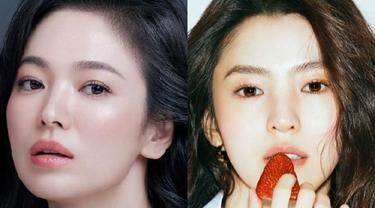 Agensi Song Hye Kyo dan Han So Hee mengonfirmasi bahwa masing-masing artis sedang meninjau naskah The Price of Confession. (Foto: Instagram/ kyo1122 dan xeesoxee)