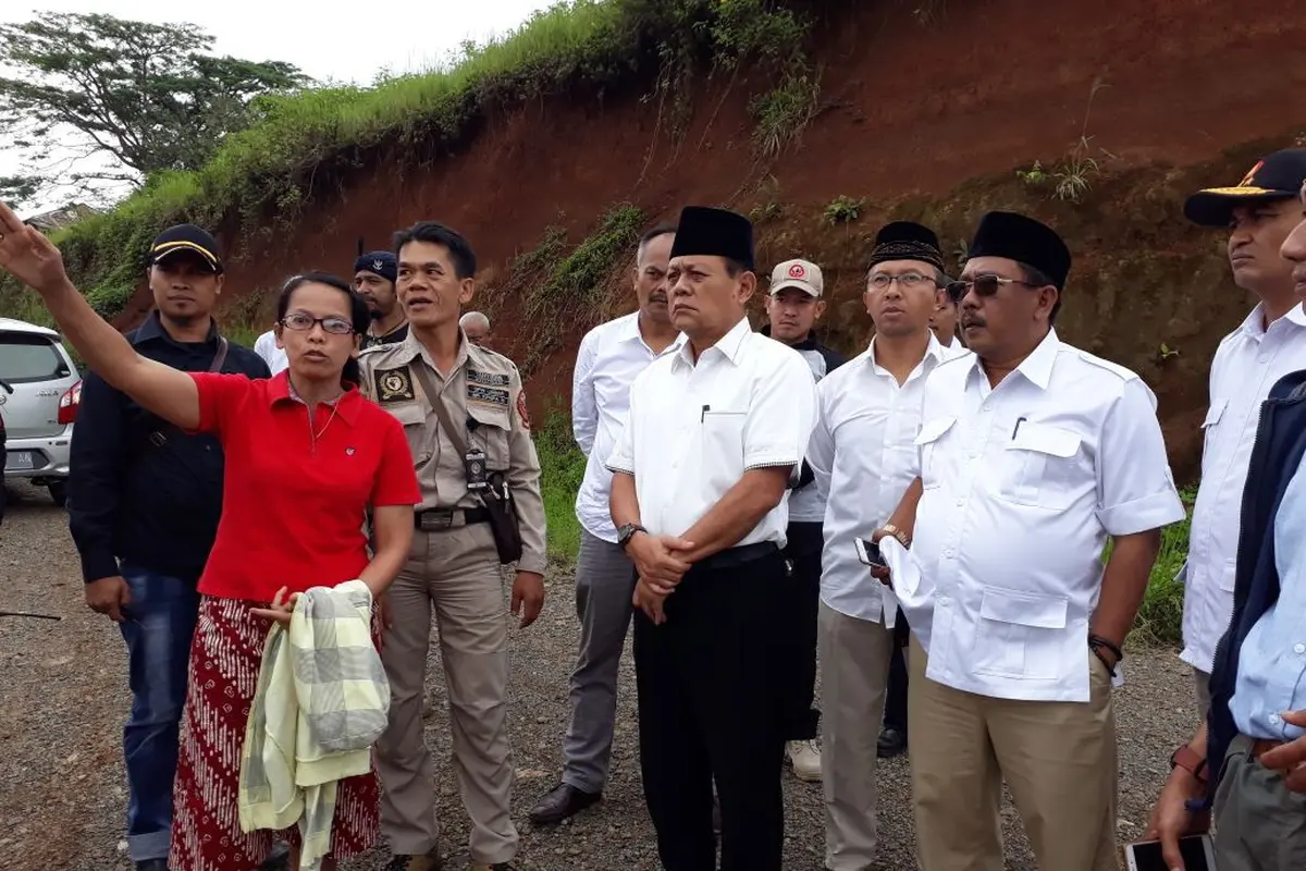 Calon gubernur Jawa Barat nomor urut 3 Sudrajat. (Tim Media Asyik/Huyogo Simbolon)
