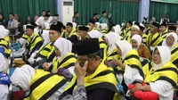 Ratusan Jemaah Calon haji dari Batam di berangkatkan. Foto: liputan6.com/ajang nurdin&nbsp;