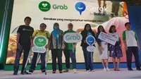 Layanan GrabGerak merupakan bentuk kerja sama dari Grab dan Rexona untuk memudahkan penyandang disabilitas menggunakan moda transportasi online. (Bola.com/Zulfirdaus Harahap)