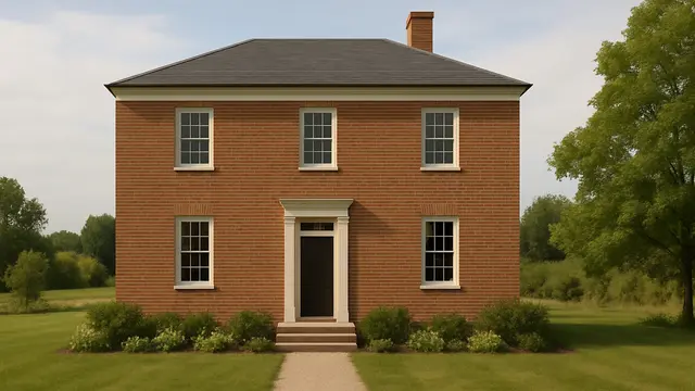 Model Rumah Amerika Klasik di Desa