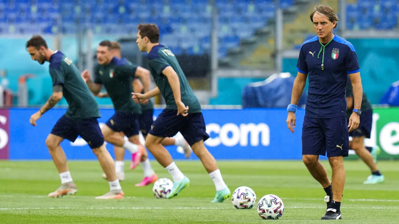FOTO: Italia Siap Hadapi Turki di Laga Pembuka Euro 2020