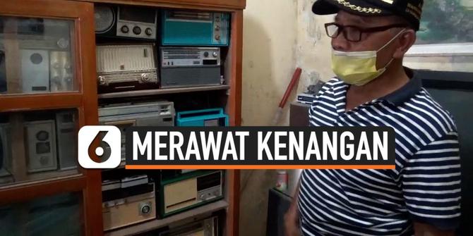 VIDEO: Hobi Unik, Pensiunan Polisi Koleksi Ratusan Radio Kuno