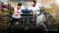 Duel El Clasico 2020 akan menguji konsistensi dua raksasa Spanyol, Barcelona dan Real Madrid (Liputan6.com/Abdillah)